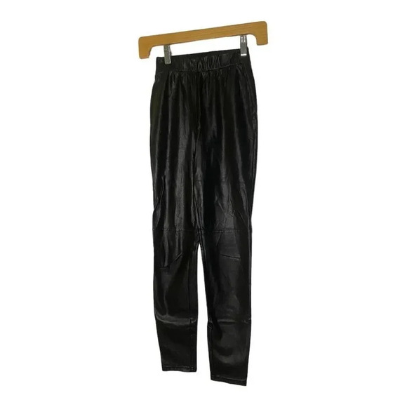 Aritzia Wilfred Free Faux Leather Leggings Size XXS - Picture 3 of 5